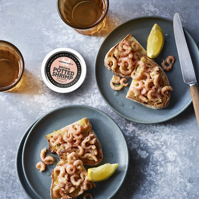 Seafood & Eat It Brown Potted Shrimp 50g, Seafood & Eat It