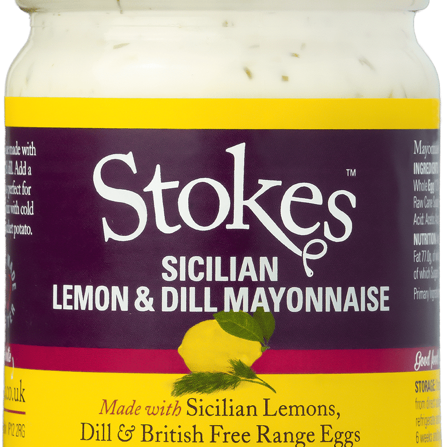 Stokes Sicilian Lemon and Dill Mayonnaise 205g jar