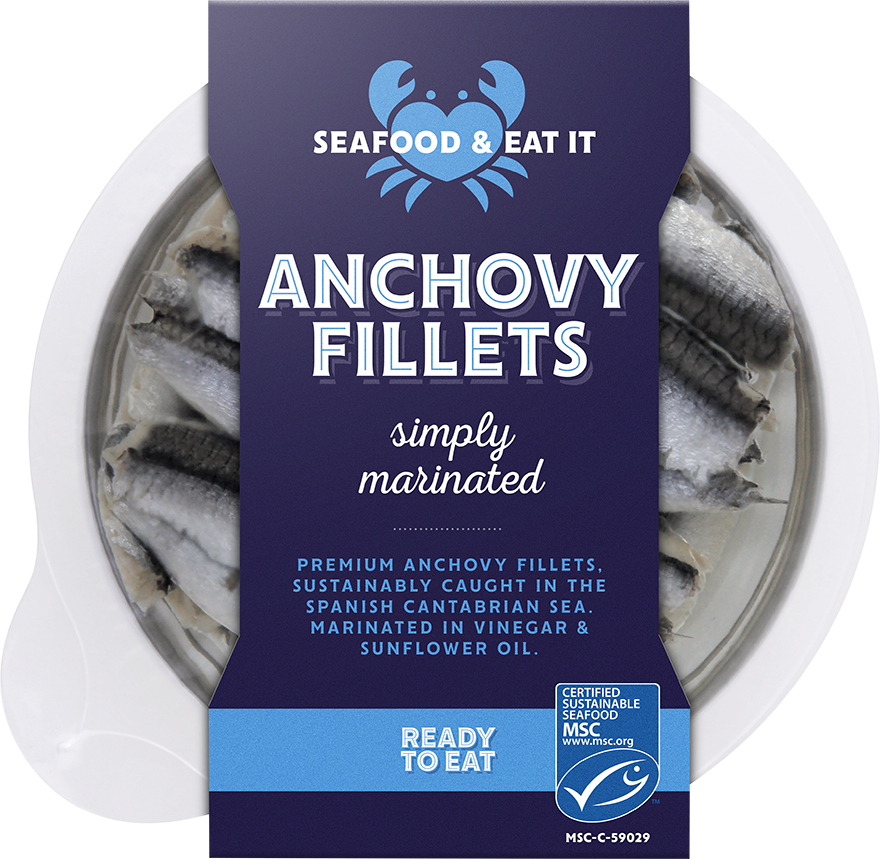 Seafood & Eat It Marinated Anchovy Fillets 100g