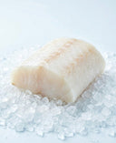 Cod loin on crushed ice
