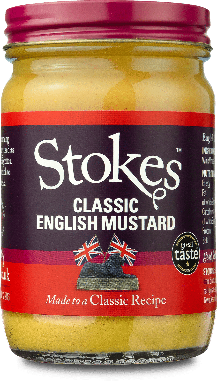 Stokes Classic English Mustard 185g jar