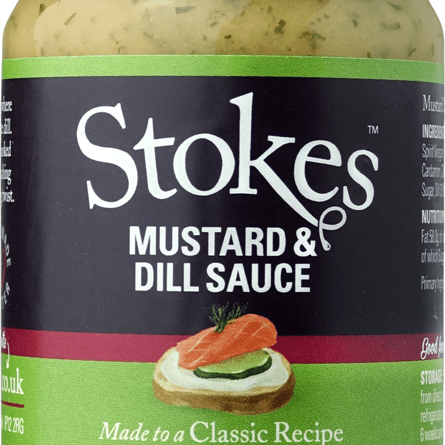 Stokes Mustard And Dill 165g, Stokes