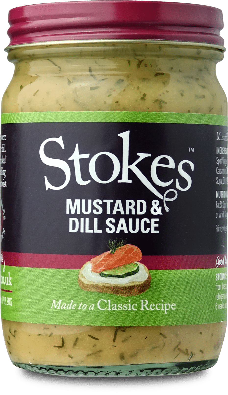 Stokes Mustard and Dill Sauce 165g jar