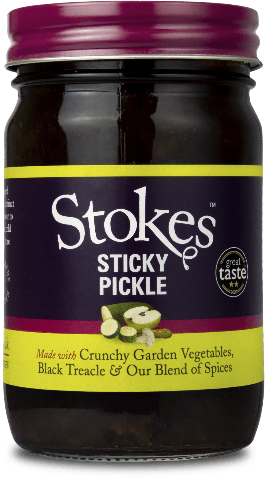 Stokes Sticky Pickle jar